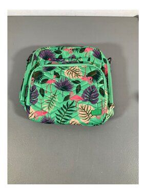 Lug Ranger and Rodeo 2 RFID Crossbody Bag with Wallet - Floral Flamingo Mint